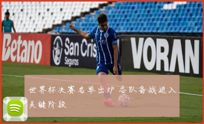 世界杯决赛名单出炉 各队备战进入关键阶段